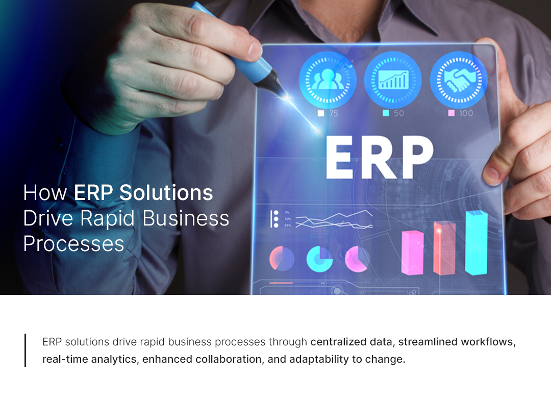 Enterprise Resource Planning software dashboard for business growth
